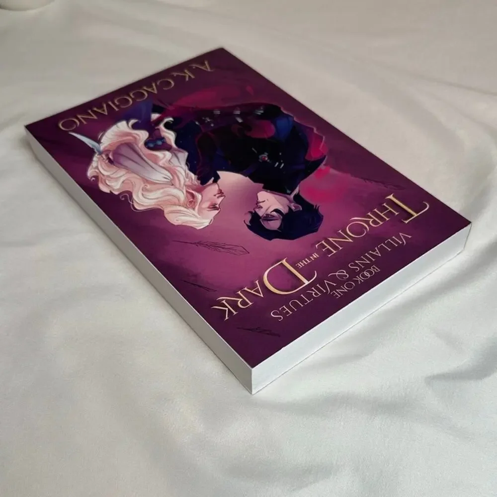 Throne in the Dark A.K. Caggiano OOP Indie Paperback Villains & Virtues #1